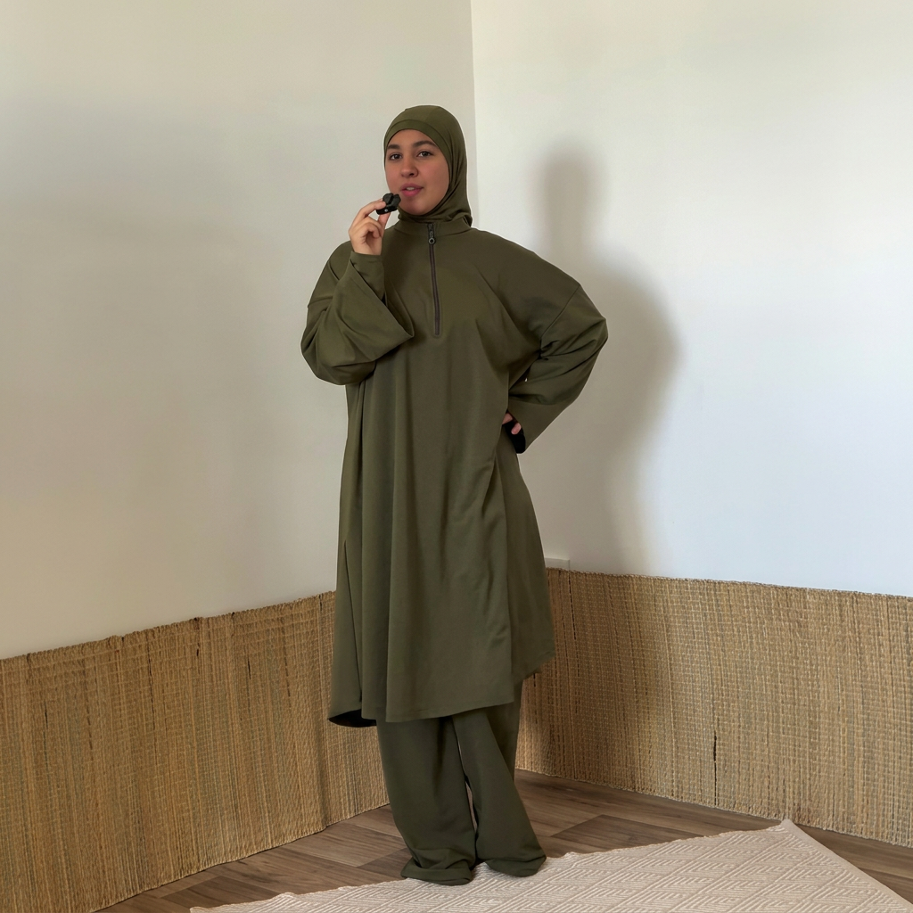 Burkini Tawbah — Long & Modeste 4 Pièces
